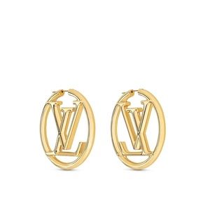 Louis Vuitton Louise Hoop Earrings - Gold